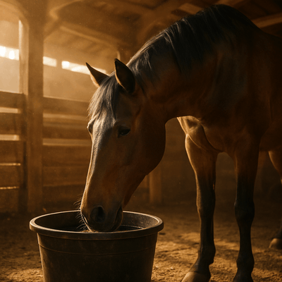 Idratazione del cavallo in estate