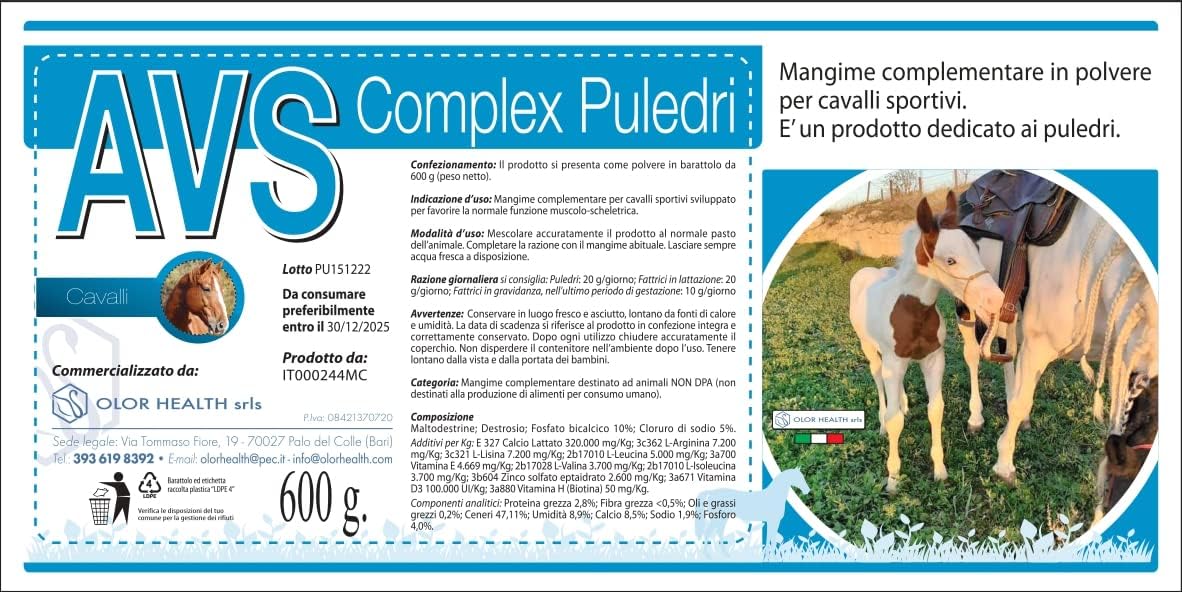 AVS COMPLEX PULEDRI 600g