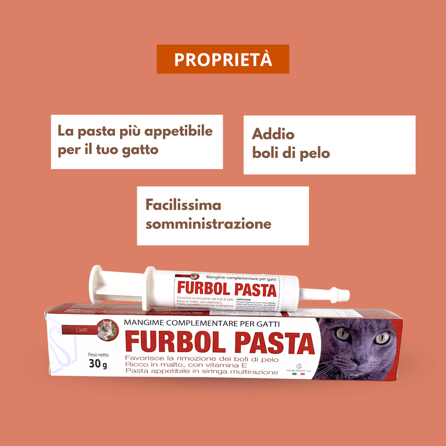 Furbol pasta gatti