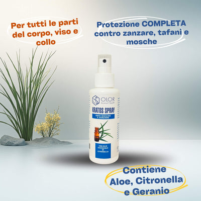KRATOS SPRAY Anti mosche e zanzare 100ml